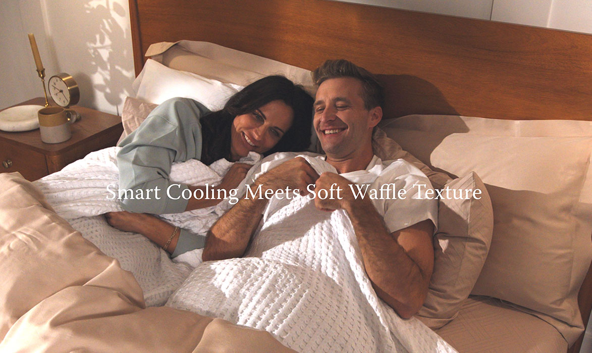Amazon.com: Threadmill Cooling Cotton Waffle Queen Size Blanket